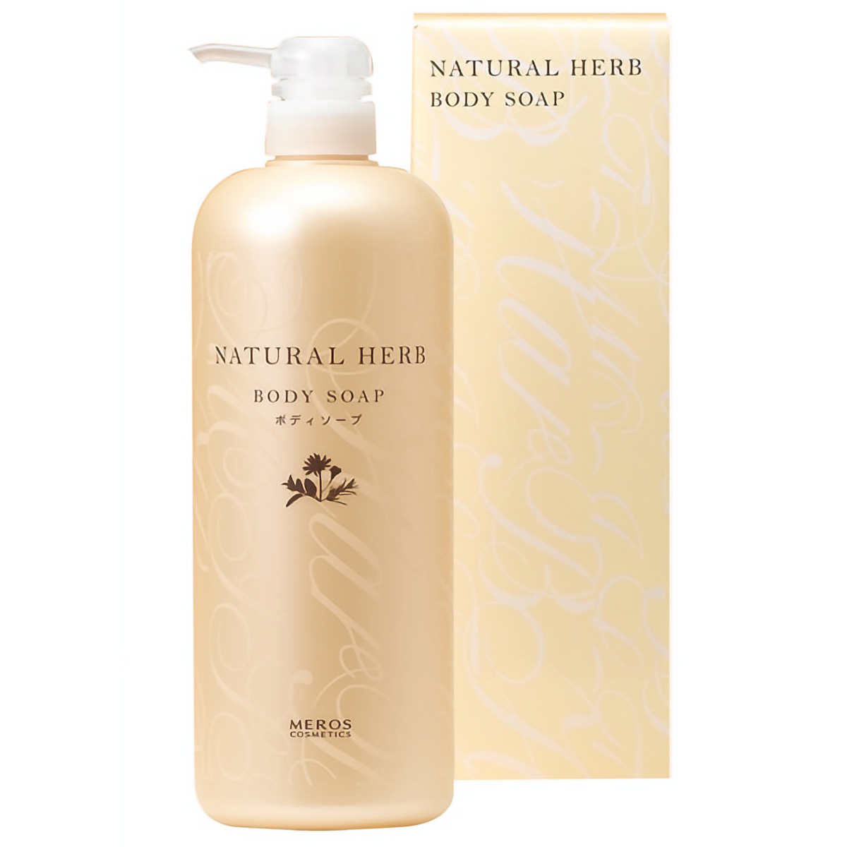Meros Cosmetics Natural Herb Body Soap. Увлажняющий гель для душа Мерос Косметикс «Натуральные травы», 1000 мл