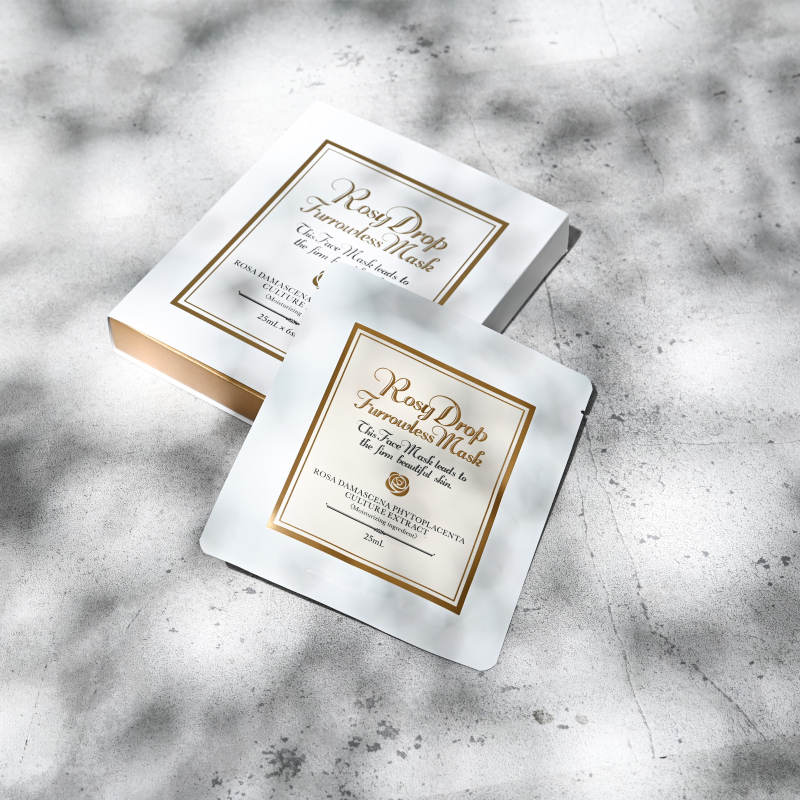 Rosy Drop Furrowless Mask. Омолаживающая маска для лица Капля Розы, 25 мл х 6 шт.