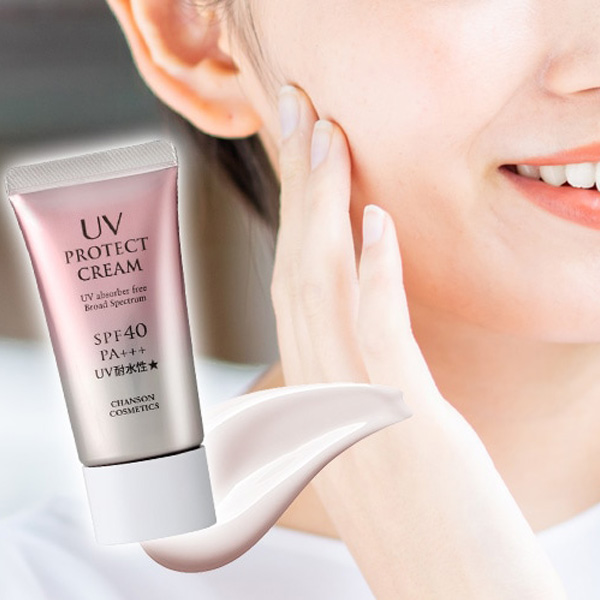 Chanson Cosmetics UV Protect SPF 40 PA+++. Солнцезащитный крем для лица Шансон Косметикс, 40 г