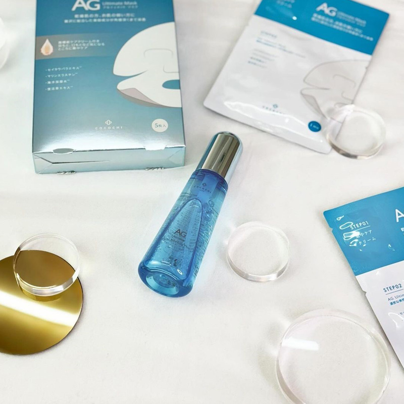 Cocochi AG Ultimate Mask Ocean. Увлажняющая тканевая маска для кожи лица Кокочи, 5 шт.