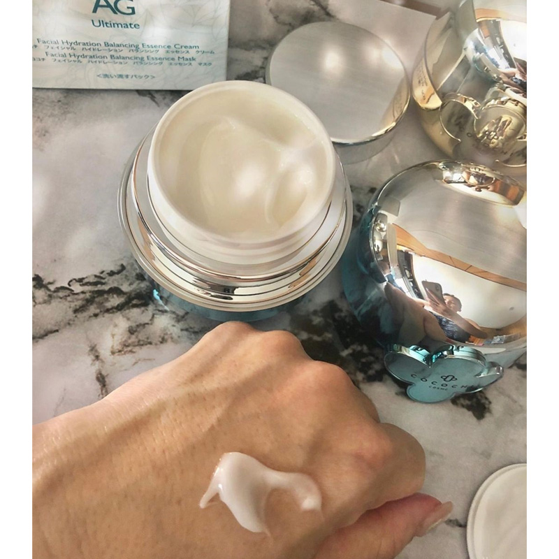 Cocochi AG Ultimate Facial Hydration Balancing Essence Mask. Увлажняющая балансирующая кремовая маска-эссенция Кокочи, 90 г/20 г