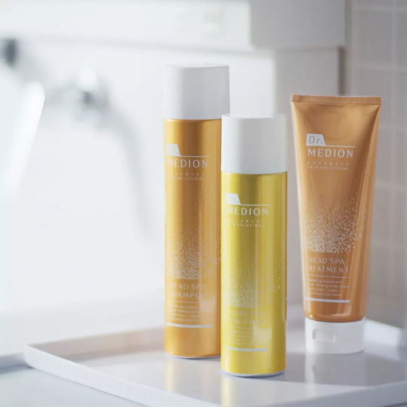 Подарочный набор косметики спа-уход для волос Dr.Medion Head Spa, 3 продукта