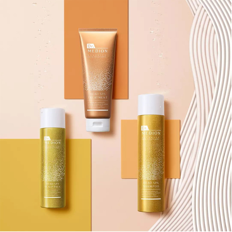 Подарочный набор косметики спа-уход для волос Dr.Medion Head Spa, 3 продукта