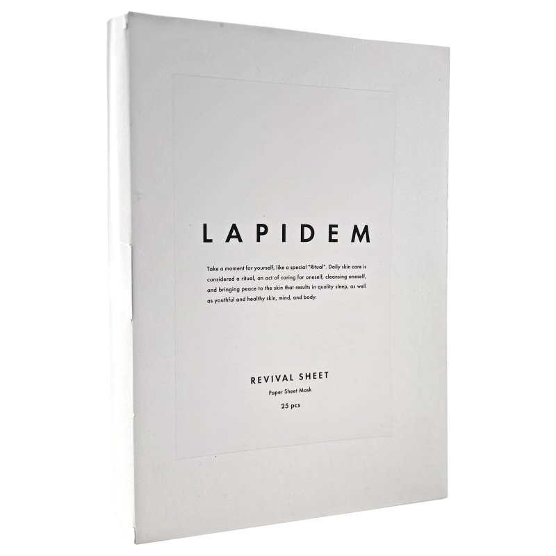 Lapidem Revival Sheet. Восстанавливающая коллагеновая маска для лица Лапидем, 25 шт.
