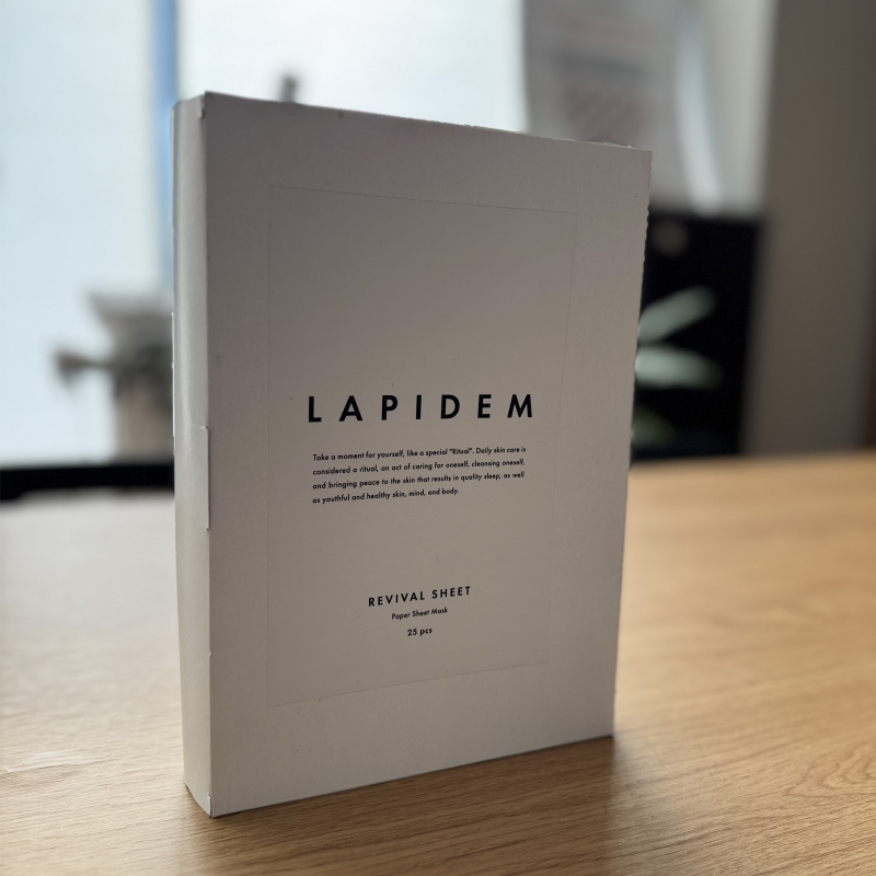 Lapidem Revival Sheet. Восстанавливающая коллагеновая маска для лица Лапидем, 25 шт.