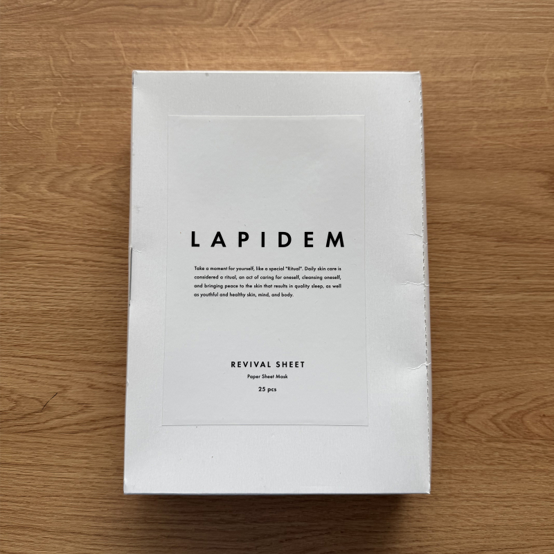 Lapidem Revival Sheet. Восстанавливающая коллагеновая маска для лица Лапидем, 25 шт.