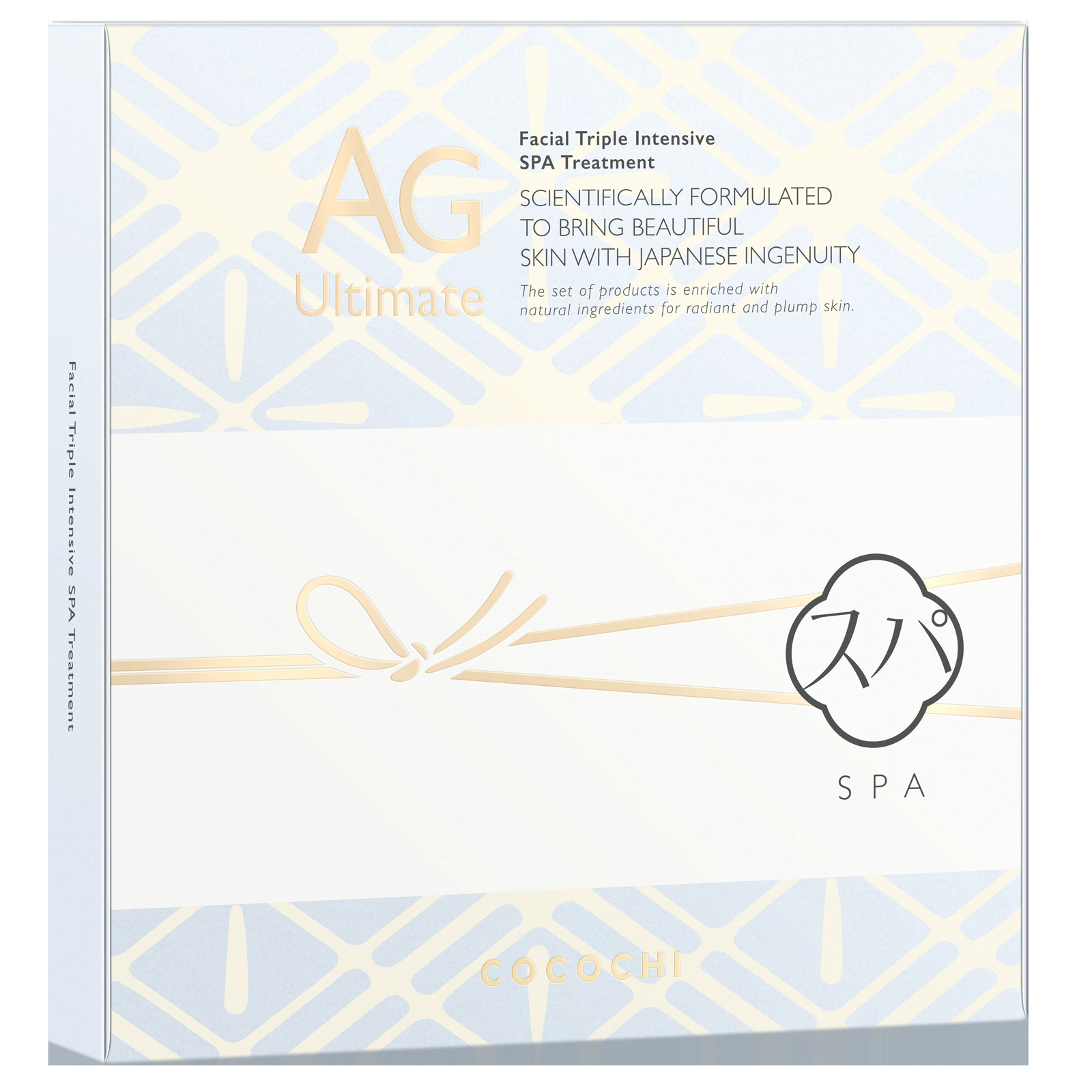 Cocochi AG Facial Triple Itensive SPA Treatment (Essence Cream N, 3 г/Essence Cream Mask, 15 г/Essence Lotion EX, 20 мл). Антивозрастной интенсивный СПА уход тройного действия (набор) Кокочи, 3 продукта
