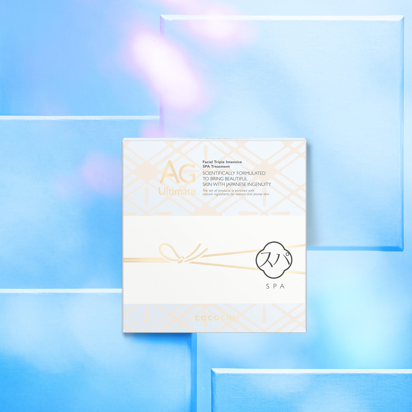 Cocochi AG Facial Triple Itensive SPA Treatment (Essence Cream N, 3 г/Essence Cream Mask, 15 г/Essence Lotion EX, 20 мл). Антивозрастной интенсивный СПА уход тройного действия (набор) Кокочи, 3 продукта