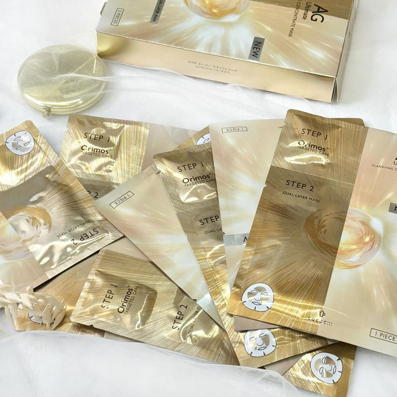 Cocochi AG Clarifying Concentrate Mask. Антигликационная, антивозрастная концентрированная маска Кокочи, 5 шт. (1 г х 5 шт./25 мл х 5 шт.)