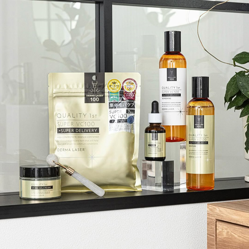 Quality 1st Derma Laser VC100 Moisture (Lotion). Увлажняющий лосьон дерма лазер на основе витамина С VC100 Кволити Фест, 240 мл