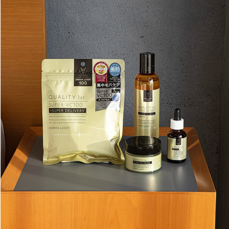 Quality 1st Derma Laser VC100 Moisture (Lotion). Увлажняющий лосьон дерма лазер на основе витамина С VC100 Кволити Фест, 240 мл