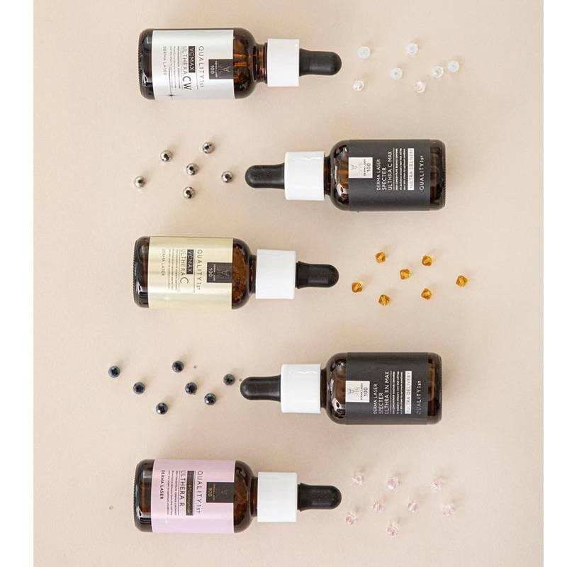 Quality 1st Derma Laser Ulthera R. Антивозрастная сыворотка Ультера R на основе ретинола и ниацинамида дерма лазер Кволити Фест, 30 мл