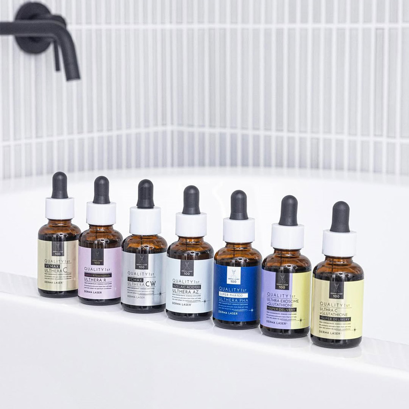 Quality 1st Derma Laser Ulthera R. Антивозрастная сыворотка Ультера R на основе ретинола и ниацинамида дерма лазер Кволити Фест, 30 мл