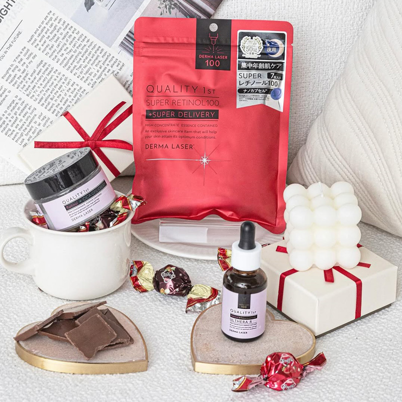 Quality 1st Derma Laser Ulthera R. Антивозрастная сыворотка Ультера R на основе ретинола и ниацинамида дерма лазер Кволити Фест, 30 мл