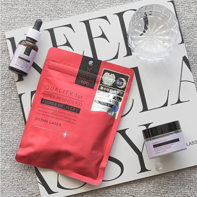 Quality 1st Derma Laser Ulthera R. Антивозрастная сыворотка Ультера R на основе ретинола и ниацинамида дерма лазер Кволити Фест, 30 мл