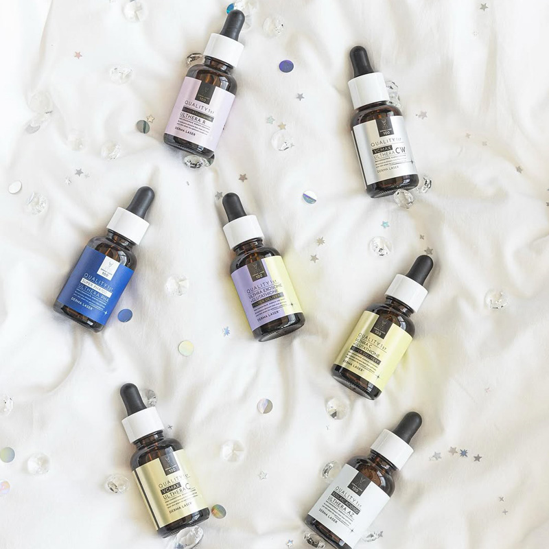 Quality 1st Derma Laser Ulthera R. Антивозрастная сыворотка Ультера R на основе ретинола и ниацинамида дерма лазер Кволити Фест, 30 мл