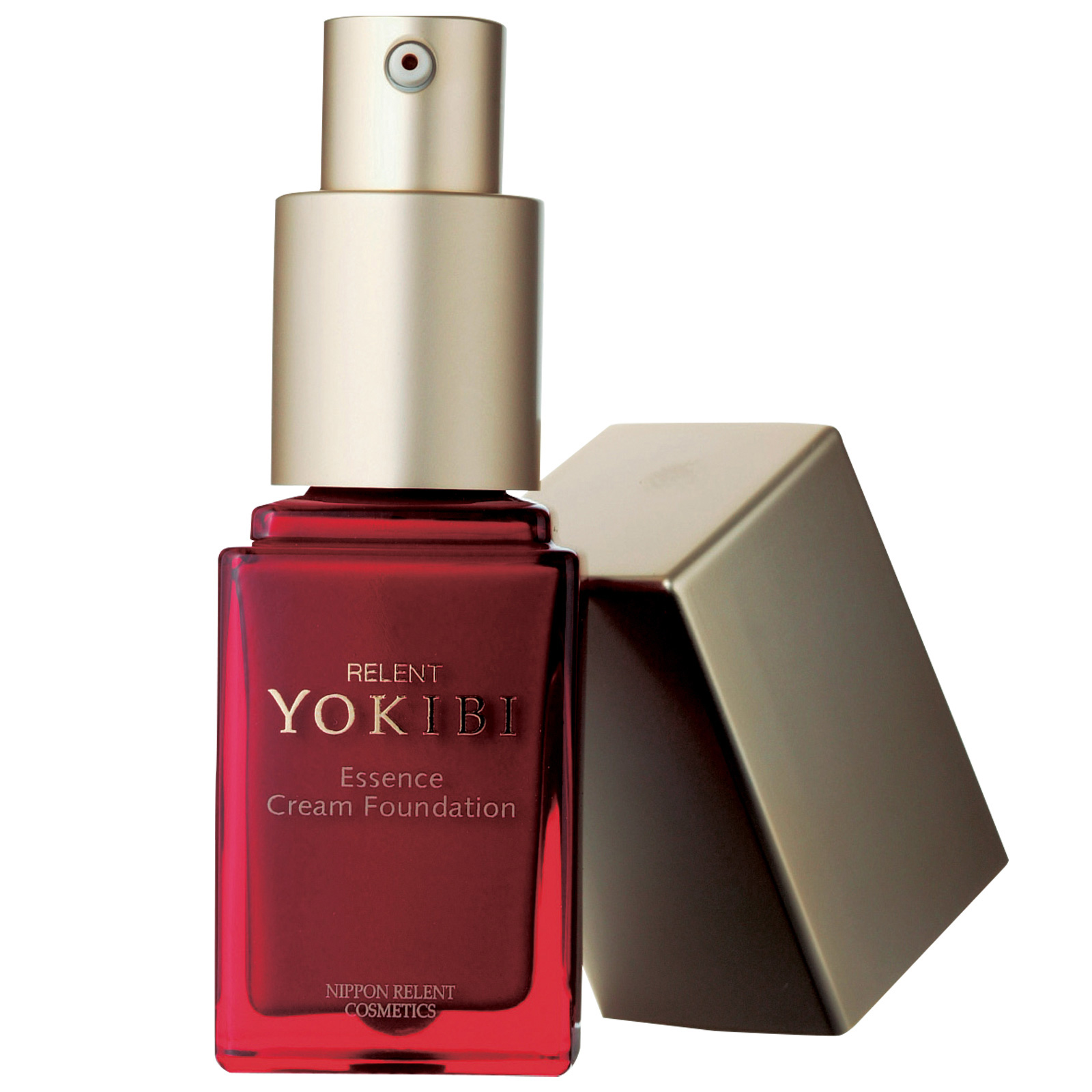 Relent Yokibi Essence Cream Foundation Set P-201. Тональный крем-эссенция «Ёкиби» Релент, тон 201, охра, 15 г