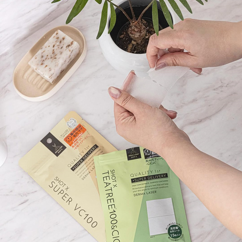 Quality 1st Derma Laser Shot X Super VC100. Маска с витамином С и ниацинамидом с лифтинговым эффектом Кволити Фест дерма лазер супер VC100, 15 шт.