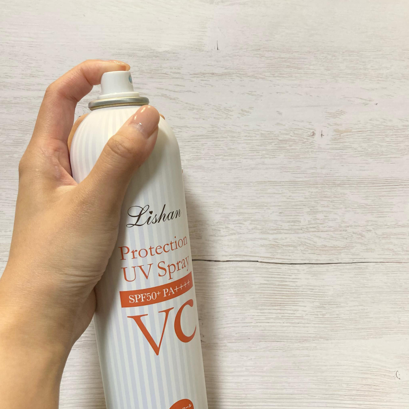 Lishan Protection UV Spray VC SPF 50+ PA++++. Солнцезащитный спрей с витамином С Лишан без запаха, 200 г