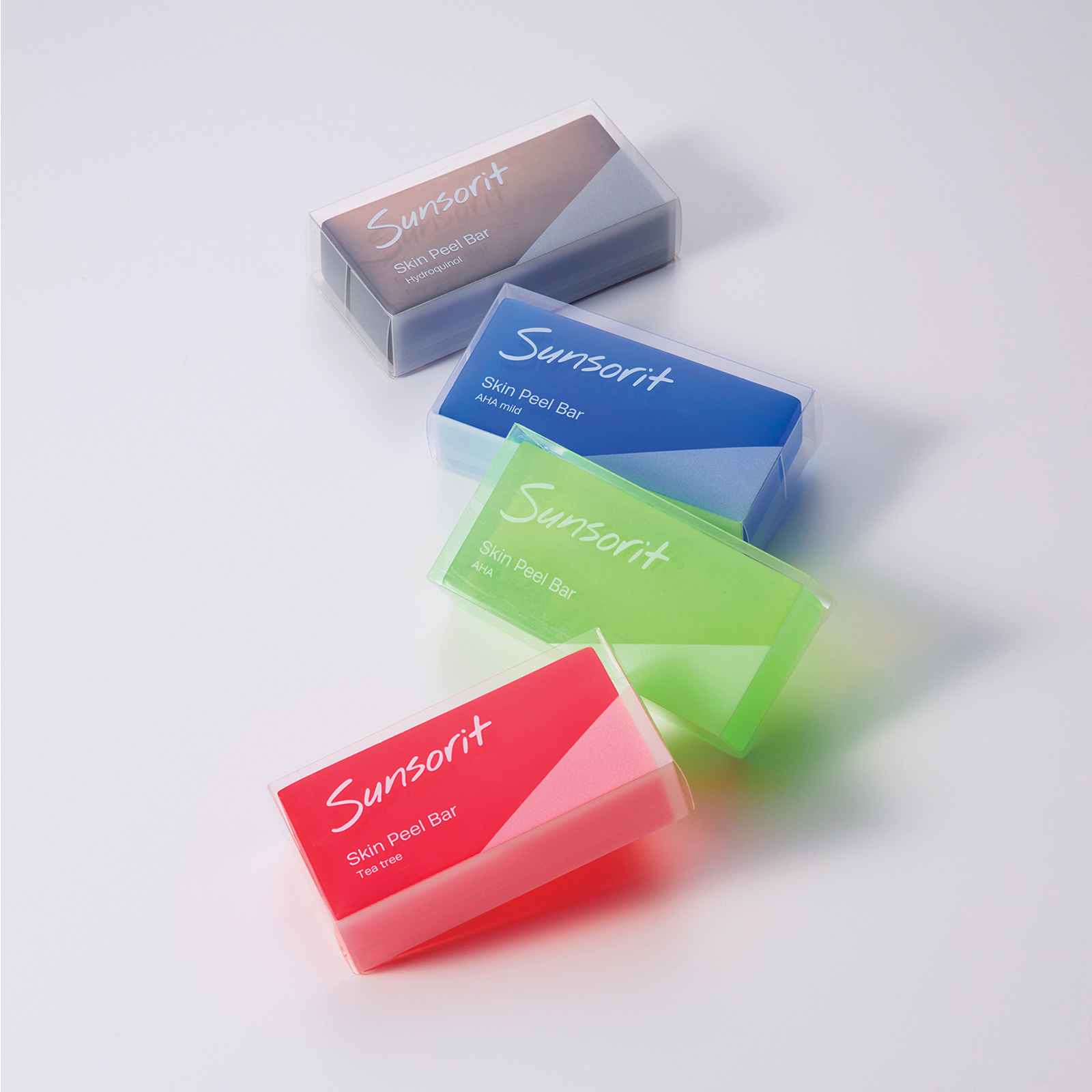 Sunsorit Skin Peel Bar Blue. Очищающее твердое мыло «Синее» Сансорит, 135 г