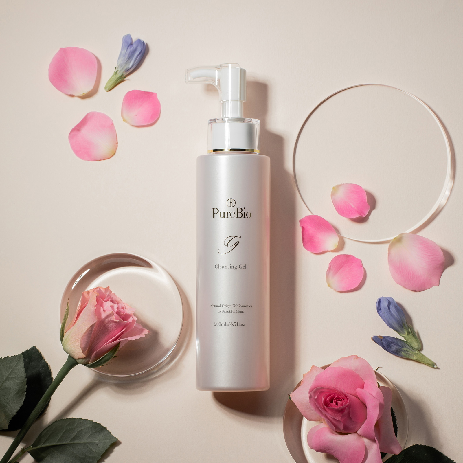 PureBio Cleansing Gel. Демакияжный гель Пьюэ Био, 200 мл