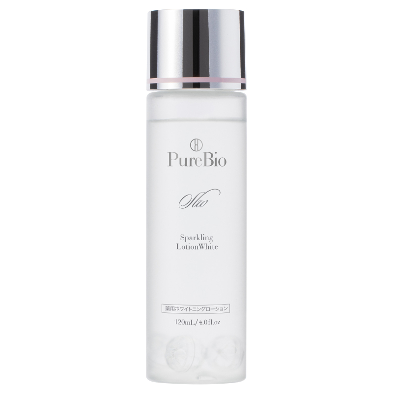 PureBio Sparkling Lotion White. Лосьон, выравнивающий цвет кожи лица, Пьюэ Био, 120 мл