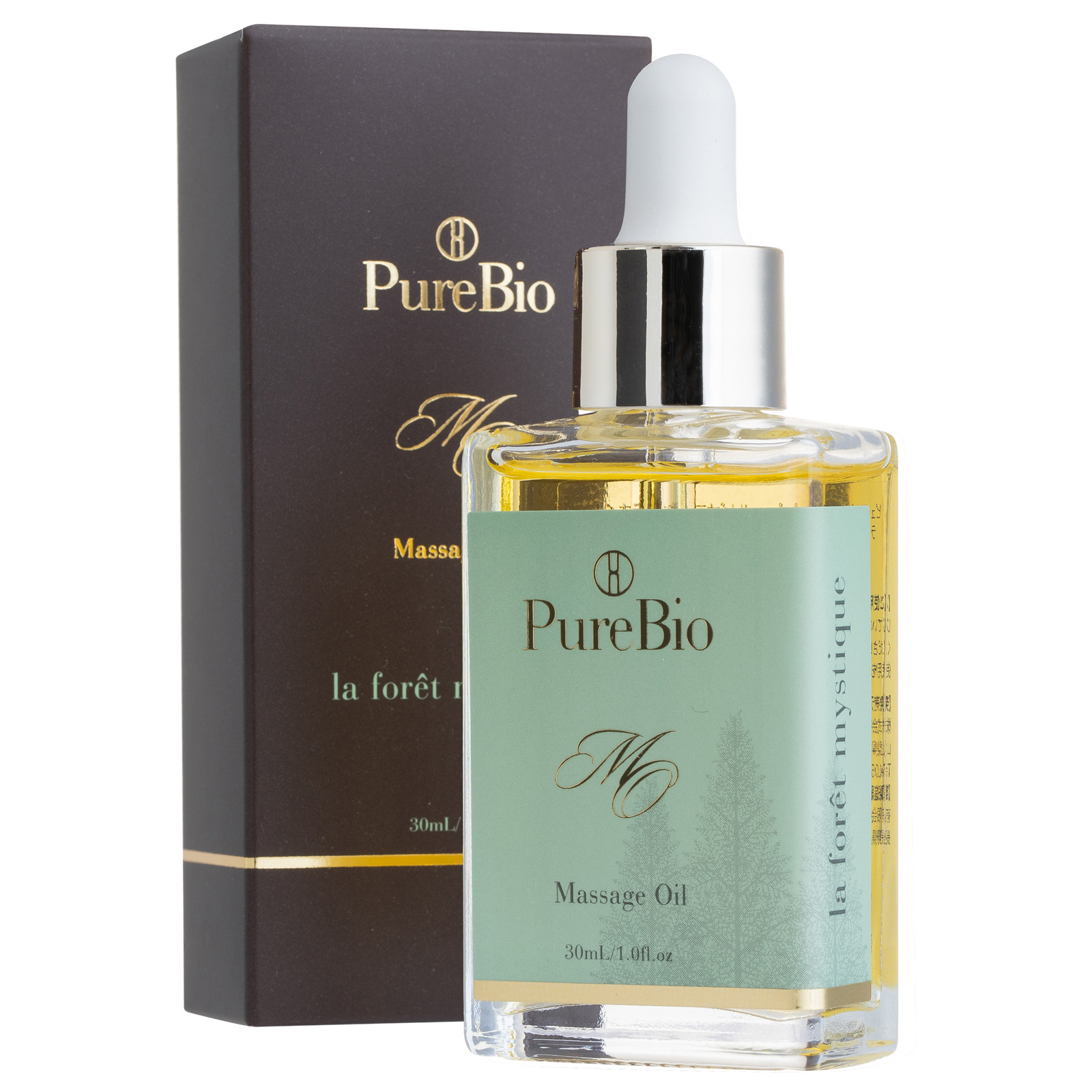 PureBio Massage Oil La Foret Mystique. Массажное масло «Мистический лес» Пьюэ Био, 30 мл
