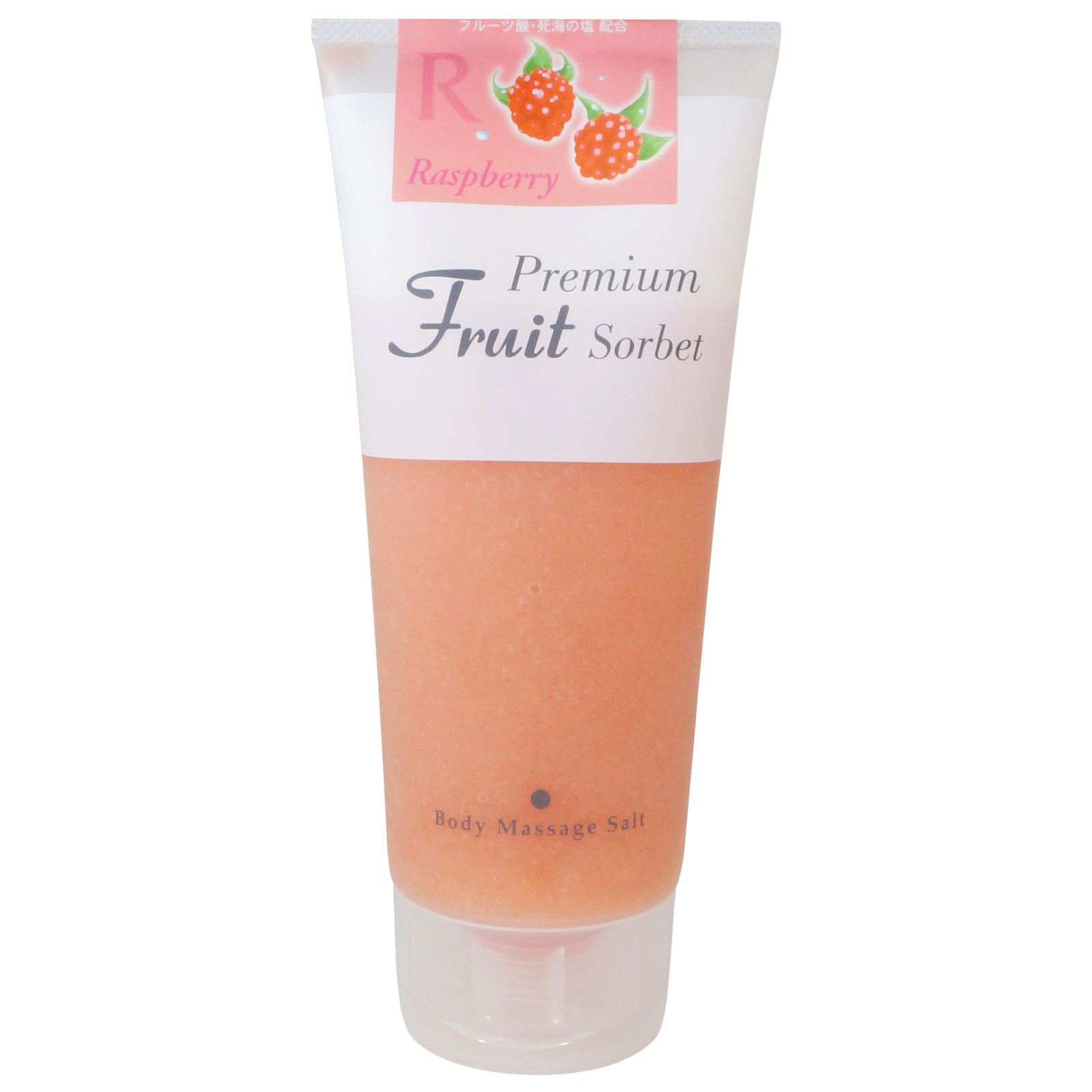 Cosmepro Premium Fruit Sorbet Body Massage Salt Raspberry. Премиальный фруктовый скраб-сорбет для тела на основе соли «Малина» Космепро, 500 г