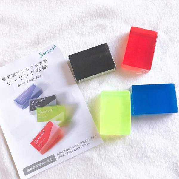 Sunsorit Skin Peel Bar Black Mini. Очищающее твердое мыло «Черное» Сансорит, 15 г