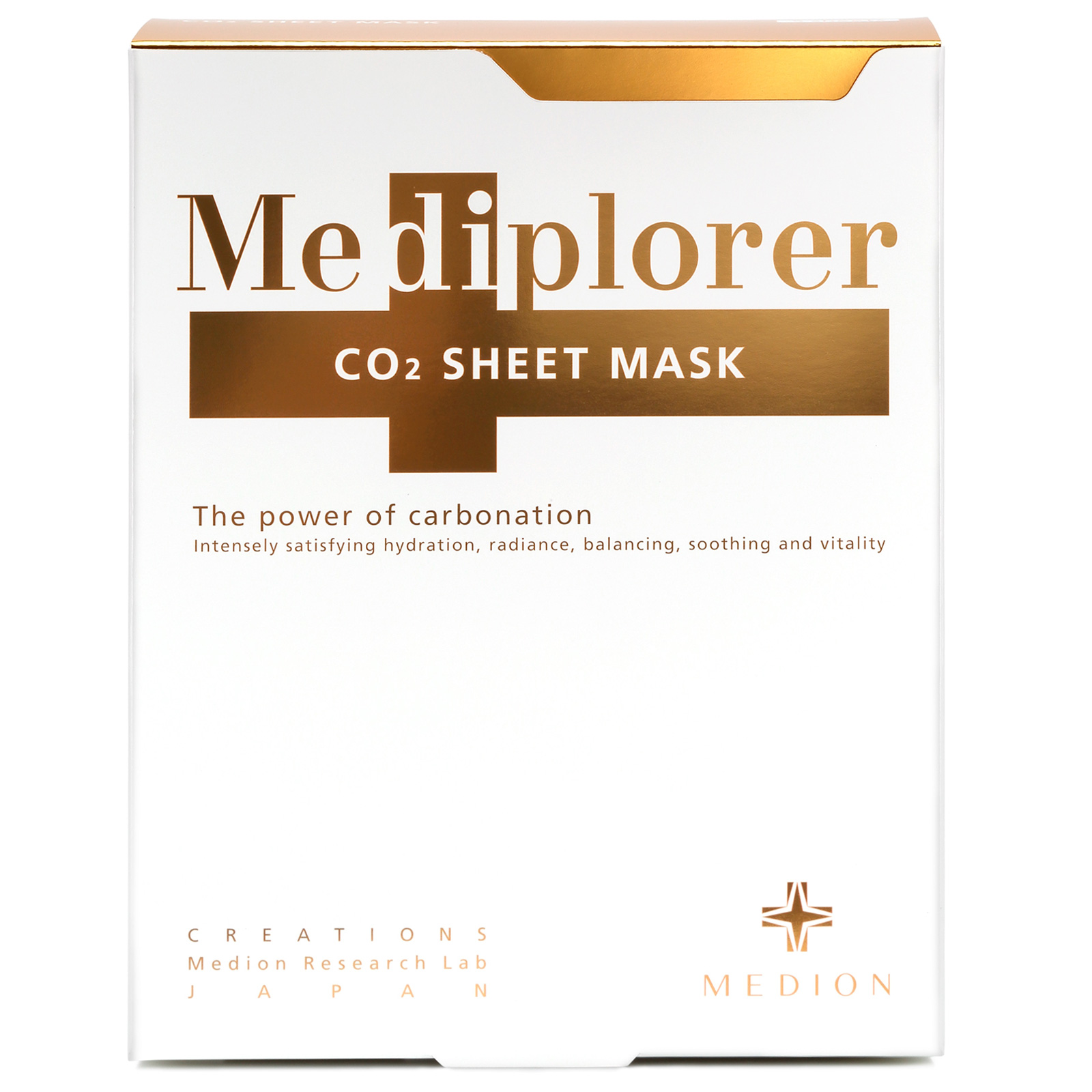 Mediplorer CO2 Sheet Mask. Тканевая маска для лица СО2 Медиплорер, 5 шт.